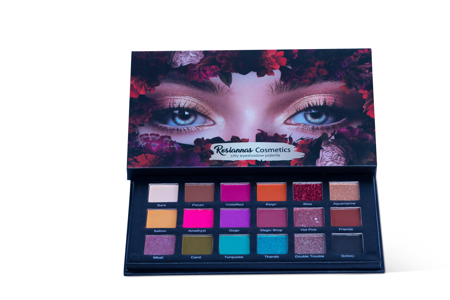 18 Colors Litty Eyeshadow Palette - Rosiannas Cosmetics