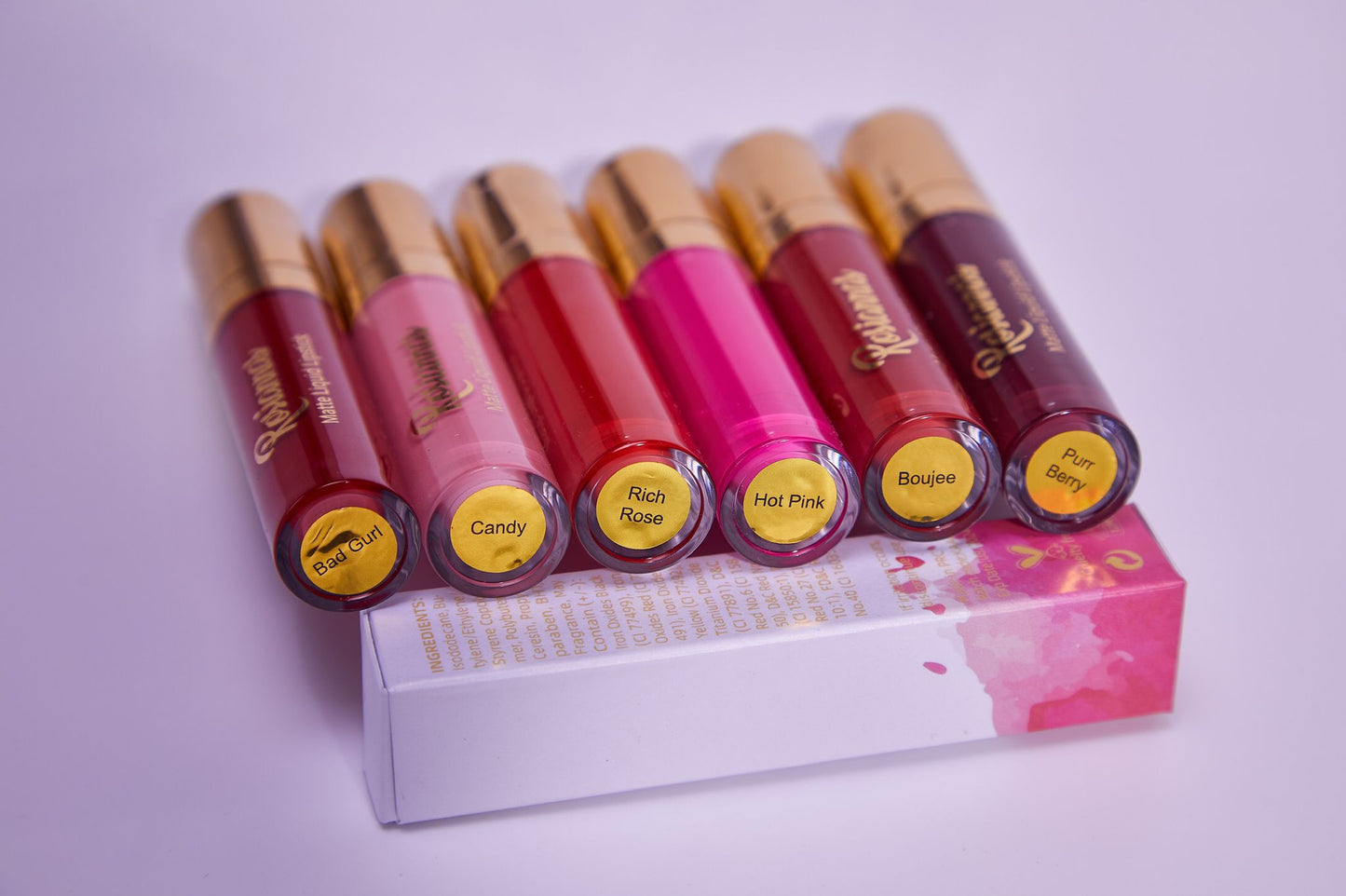 MATTE LIQUID LIPSTICK: - Rosiannas Cosmetics
