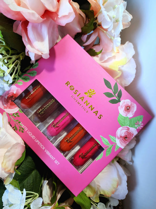 Vibrant Lipstick Set - Rosiannas Cosmetics