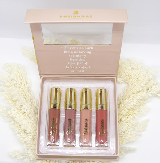 Nude Lipstick Set - Rosiannas Cosmetics